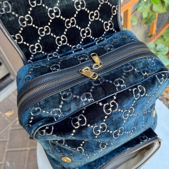 Gucci GG Marmont Velvet Backpack - Picture 11 of 15